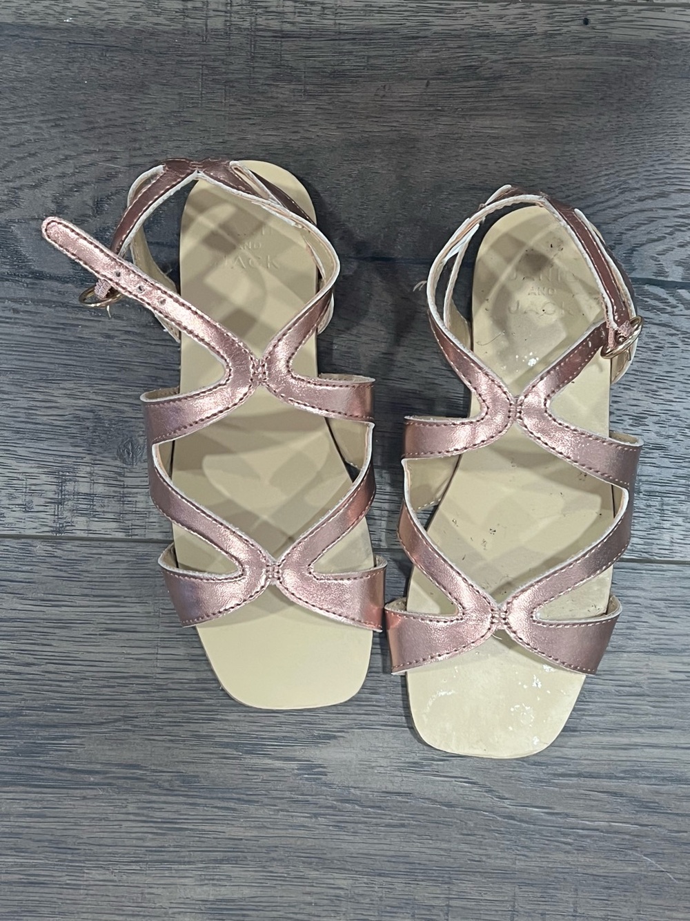 Janie and Jack Size 11 Little Girls Sandals